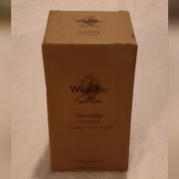 Willow Tree Friendship Ornament - Cream and Brown - Picture 9 of 11